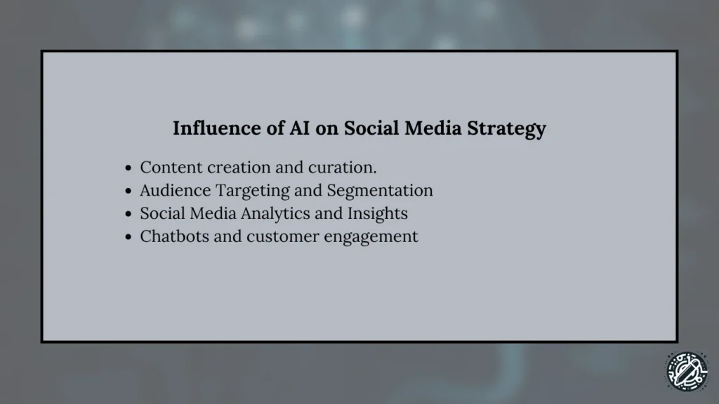 Influence of AI on Social Media